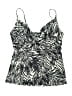 Athleta Animal Print Black Swimsuit Top Size 38D/DD - photo 1