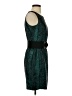 Peter Nygard 100% Polyester Paisley Teal Cocktail Dress Size 4 Petite - photo 4