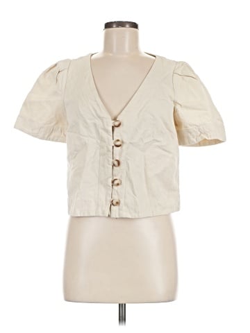 Sézane Short Sleeve Blouse (view 1)