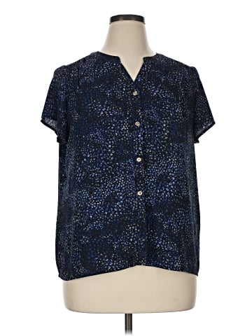 Dana Buchman Short Sleeve Blouse (view 1)