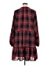 CeCe 100% Polyester Plaid Red Casual Dress Size XL - photo 2
