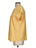 Unbranded 100% Polyester Yellow Short Sleeve Blouse Size S - photo 5