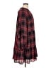 CeCe 100% Polyester Plaid Red Casual Dress Size XL - photo 4