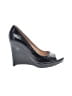 Via Spiga 100% Leather Black Wedges Size 7 - photo 1