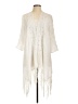 Chico's 100% Polyester Ivory Cardigan Size Lg (2) - photo 1