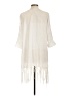 Chico's 100% Polyester Ivory Cardigan Size Lg (2) - photo 2