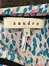 Sandro Blue Short Sleeve Blouse Size Med (2) - photo 7