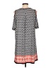 Max Studio Print Gray Casual Dress Size L - photo 2