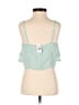 Dream State 100% Rayon Green Sleeveless Top Size S - photo 2