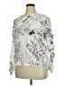 Desigual Print Silver Long Sleeve Blouse Size XL - photo 2