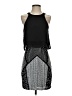Parker Graphic Black Cocktail Dress Size S - photo 1