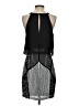 Parker Graphic Black Cocktail Dress Size S - photo 2
