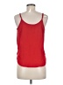 Ambiance Apparel 100% Polyester Red Sleeveless Blouse Size M - photo 2