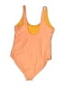 Old Navy Chevron-herringbone Orange One Piece Swimsuit Size XL - photo 2