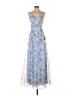 Lulus Floral Blue Cocktail Dress Size S - photo 1