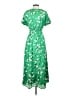 On 34th 100% Polyester Green Casual Dress Size S - photo 2