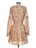 Blu Pepper 100% Polyester Paisley Tan Casual Dress Size S - photo 2