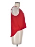 Ambiance Apparel 100% Polyester Red Sleeveless Blouse Size M - photo 4