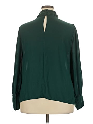 ELOQUII Long Sleeve Blouse (view 2)