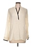 Vince. Ivory Long Sleeve Blouse Size 10 - photo 1