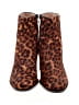 Steve Madden Animal Print Multi Color Brown Ankle Boots Size 7 1/2 - photo 2