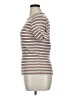 Ann Taylor Stripes Brown Short Sleeve Turtleneck Size XL - photo 5
