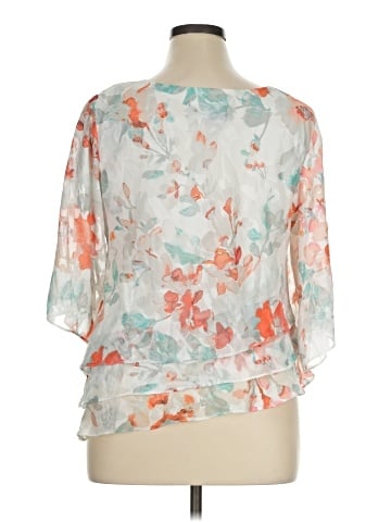 Alex Evenings 3/4 Sleeve Blouse (view 2)