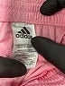 Adidas 100% Polyester Stripes Pink Athletic Shorts Size 10 - photo 3