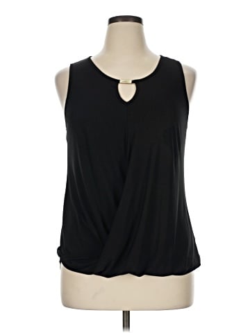 Espresso Sleeveless Blouse (view 1)