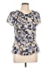 My Michelle 100% Polyester Blue Short Sleeve Blouse Size L - photo 1