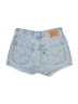Levi's 100% Cotton Blue Denim Shorts Size 26 waist - photo 2