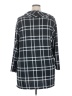 Lane Bryant Plaid Black Poncho Size 18 - 20 Plus - photo 2