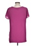 Mossimo 100% Polyester Pink Short Sleeve Blouse Size L - photo 2