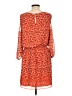 Max Studio Paisley Orange Casual Dress Size L - photo 2