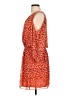 Max Studio Paisley Orange Casual Dress Size L - photo 5