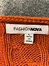 Fashion Nova 100% Acrylic Orange Jacket Size L - photo 6