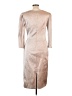 Theia Metallic Silver Cocktail Dress Size 10 - photo 2