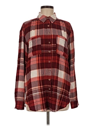 Pilcro Long Sleeve Button-Down Shirt (view 1)