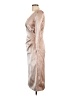 Theia Metallic Silver Cocktail Dress Size 10 - photo 5