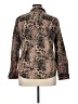 J.Crew Animal Print Brown Long Sleeve Button-Down Shirt Size XL - photo 2
