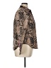 J.Crew Animal Print Brown Long Sleeve Button-Down Shirt Size XL - photo 4