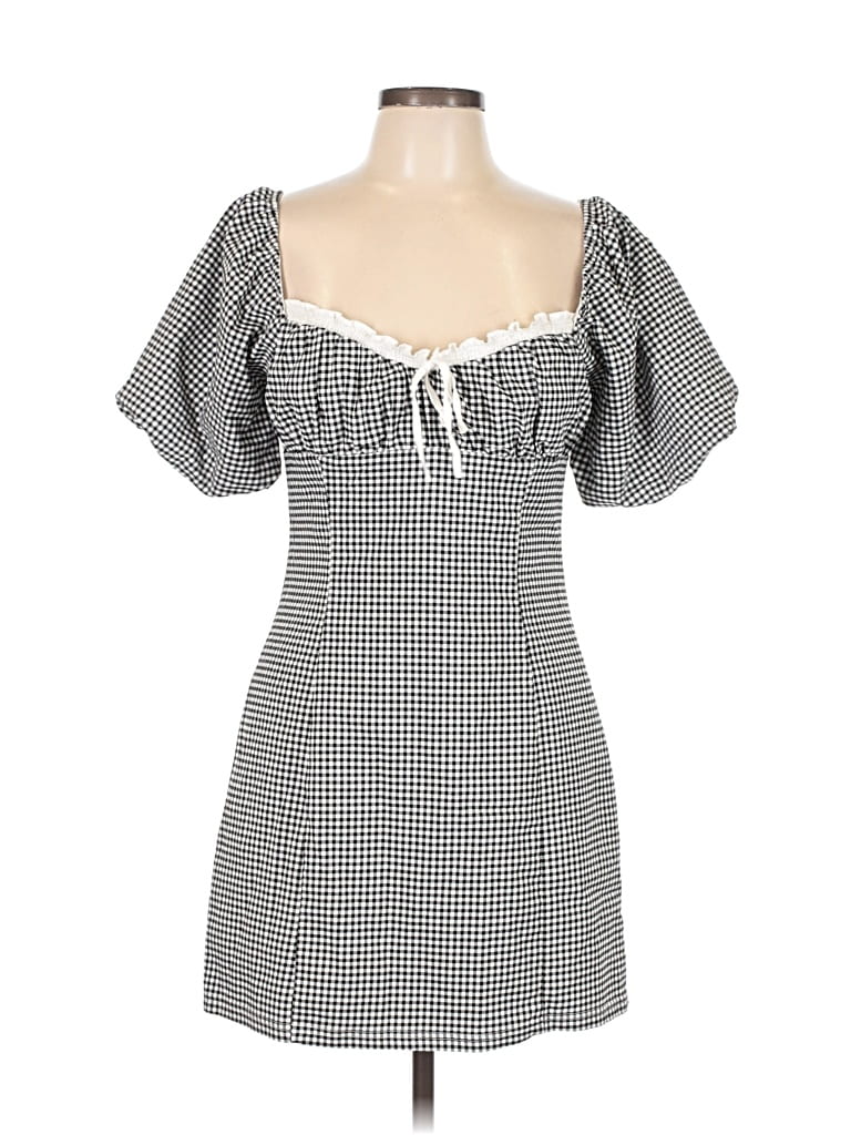 Pre-owned Lush Casual Dress In Gray