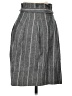 BCBGMAXAZRIA Stripes Gray Casual Skirt Size 2 - photo 2