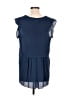 Everleigh 100% Polyester Blue Sleeveless Blouse Size M - photo 2