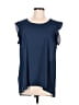 Everleigh 100% Polyester Blue Sleeveless Blouse Size M - photo 1
