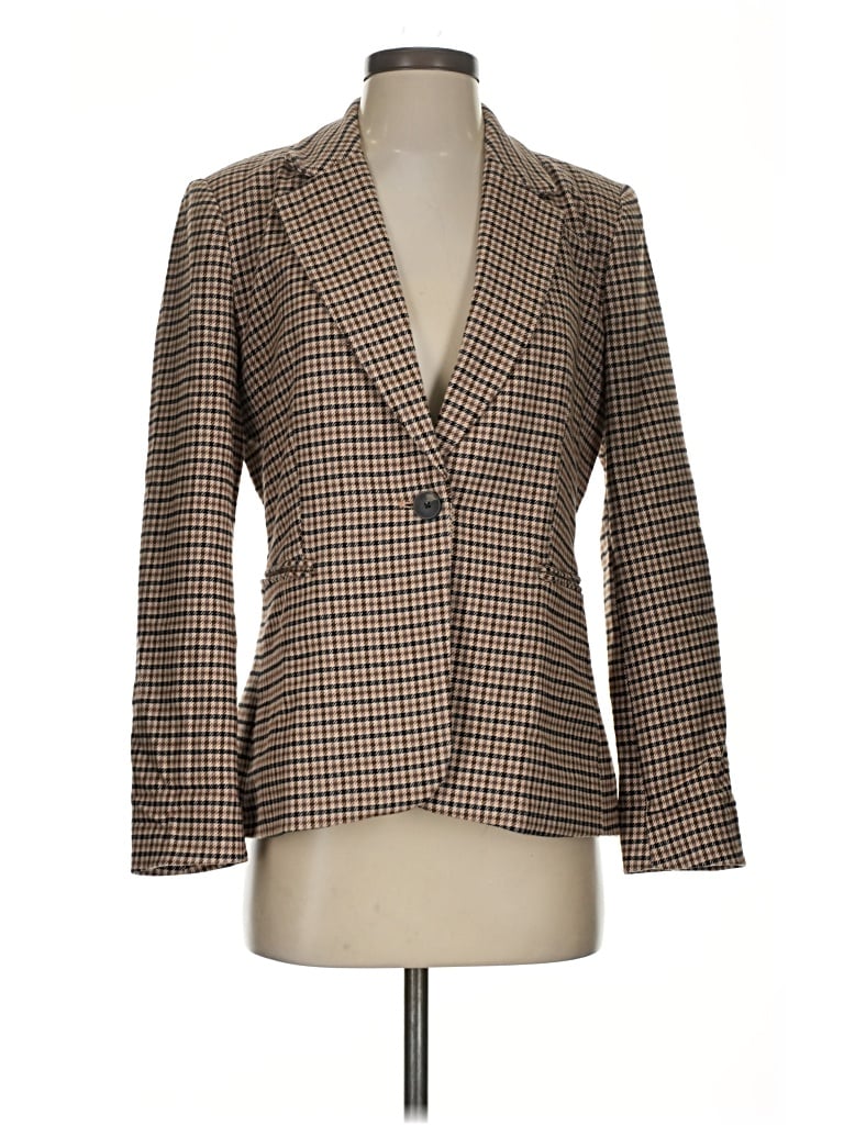 Pre-owned Free Assembly Blazer Jacket In Brown