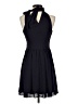 Express Solid Black Cocktail Dress Size 2 - photo 2