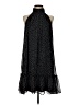 Taylor 100% Polyester Polka Dots Black Cocktail Dress Size S (estimated) - photo 1