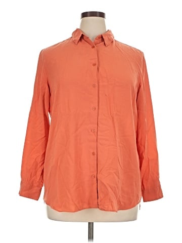 Uniqlo Long Sleeve Button-Down Shirt (view 1)