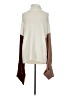 Just Fab Color Block Brown Sweater Vest Size S - photo 2